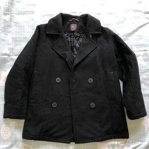 Route 66 women’s medium black pea coat